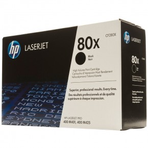  HP LJ 80X M425dn/M425dw/M401a/M401dn/ M401dw Dual Pack (CF280XF)