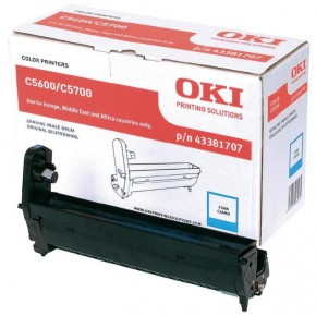   OKI C5600/5700, Cyan, 20000 Pages (43381707)