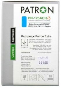  Patron  HP CLJ CB541A (PN-125ACR) Cyan Extra (CT-HP-CB541A-C-PN-R) 6