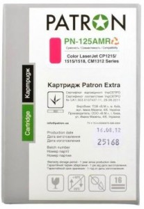  Patron  HP CLJ CB543A (PN-125AMR) Magenta Extra (CT-HP-CB543A-M-PN-R) 6