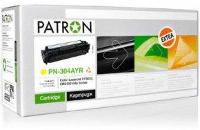  Patron  HP CLJ CC532A (PN-304AYR) Yellow Extra (CT-HP-CC532A-Y-PN-R)