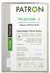  Patron  Xerox 109R00725, PN-00725R Phaser 3120 Extra 5