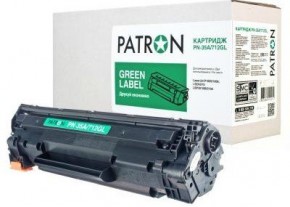  HP LJ CB436A/Canon 713 PN-36A/713GL Patron Green Label (CT-HP-CB436A-PN-GL) 3