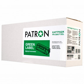  HP LJ CB436A/Canon 713 PN-36A/713GL Patron Green Label (CT-HP-CB436A-PN-GL)