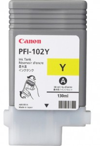   Canon iPF500/6x0 130 PFI-102Y, Yellow (0898B001)