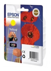  Epson 17 XP103/ 203/ 207 Yellow (C13T17044A10)