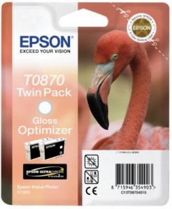   Epson T0870 Twinpack gloss optimiser (C13T08704010)