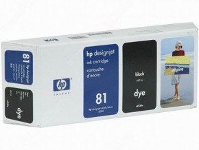   HP No.81 Dye DesignJ5000/5500 Black (C4930A)