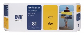   HP No.81 DesignJ5000/5500 Yellow (C4933A)