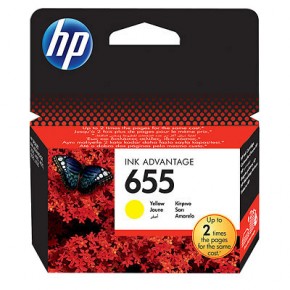   HP No.655 DJ 4615/ 4625/ 3525/ 5525 Yellow (CZ112AE)