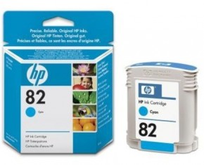   HP No.82 DesignJ500/ 800 Cyan (C4911A)