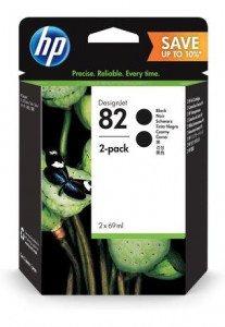  HP No.82 DesignJet 510 Black (2*69ml)   (P2V34A)