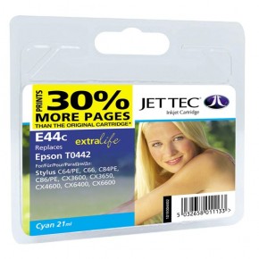   Jet Tec  Epson Stylus C64 / C84 Cyan (110E004402)