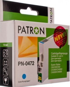  Patron  Epson T04724A, PN-0472 Cyan