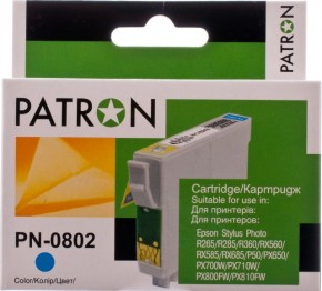  Patron  Epson T0802 PN-0802 Cyan (CI-EPS-T0802-C-PN)