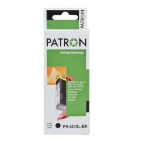  Patron Canon CLI-451XLBk (PN-451XLBK) BLACK (CI-CAN-CLI-451-B-PN) 3