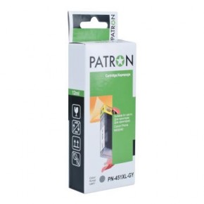  Patron Canon CLI-451XLGY (PN-451XLGY) GREY (CI-CAN-CLI-451-GY-PN)