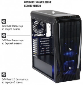  Qube QB354 Black-Blue 4