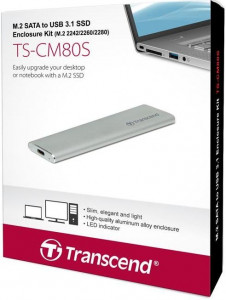   SSD SATA M.2 2280 Transcend (TS-CM80S) 8