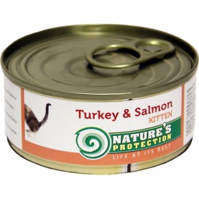    Natures Protection Kitten Turkey Salmon 400