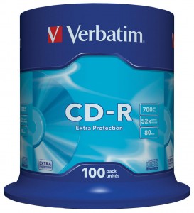  Verbatim CD-R 700MB 52x   100 (43411)