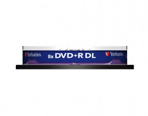  Verbatim DVD+R 8,5GB 8x Cake Box 10 Dual Layer (43666) 3