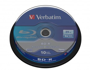  Verbatim BD-R 25GB 6x Cake Box 10 (43742)