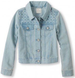     Childrens Place Long Sleeve Lace Denim XS 3-4  (96-104 ) Coolbluwsh