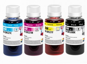 �������� ������ ColorWay Epson L100/L200 BK/�/M/Y (EW101SET01) 4�100�