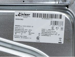   Kaiser HGG 62501 W 5