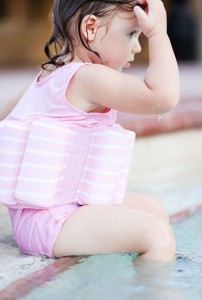 - Konfidence Floatsuits Pink Stripe 4-5  3