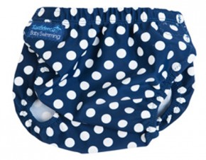    Konfidence Aquanappies Navy Polka Dot OSSN09