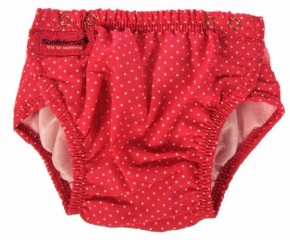    Konfidence Aquanappies Pink Polka Dot 3-30  (OSSN06)