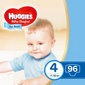  Huggies Ultra Comfort 4 Box   (7-16 ) 96  (5029053565651)