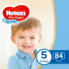  Huggies Ultra Comfort 5 Box   (12-22 ) 84  (5029053565675)