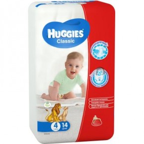 ϳ Huggies Classic 4 Small 14 (5029053543123)