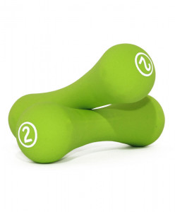   LiveUp Neoprene Dumbbell  22 Green (LS2002-B2)