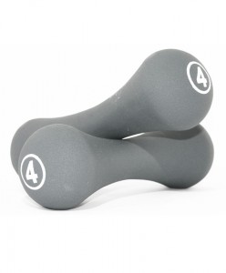   LiveUp Neoprene Dumbbell  24 Grey (LS2002-B4)