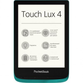   PocketBook 627 Touch Lux4 Emerald (PB627-C-CIS)