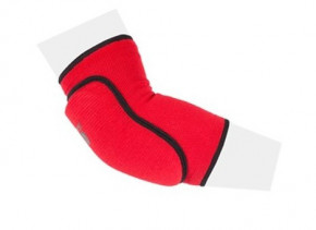  Power System Elastic Elbow Pad PS-6004 Red