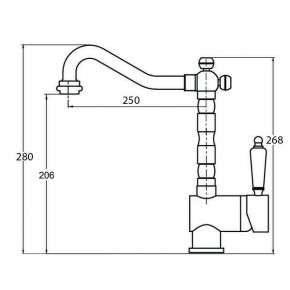   Aquasanita Hera 2473-311 brass 3