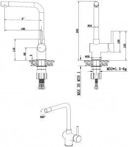   Fabiano FKM 45 S/Steel Antracit  5