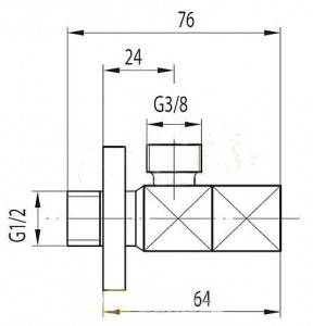   1/2"3/8" Armatura (KFA)  244-020-00 3