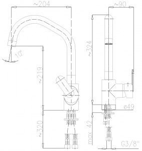    Armatura Cyrkon 583-614-00 3