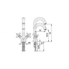    Armatura Symetric 347-014-00 3