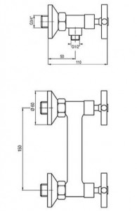    Deante Lucerna BEL 040D 3