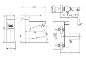       Genebre Kenjo 1 plus 1 (02KE-bath) 3