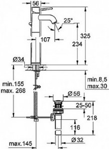  Grohe BauClassic 29047000 3