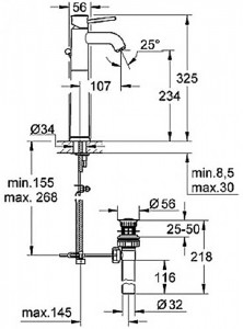    Grohe BauClassic 32868000 3