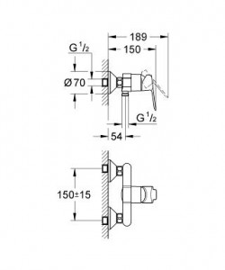    Grohe BauEdge 23333000 3